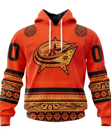 NHL Columbus Blue Jackets, Specialized National Day For Truth And Reconciliation Graphic Hoodie