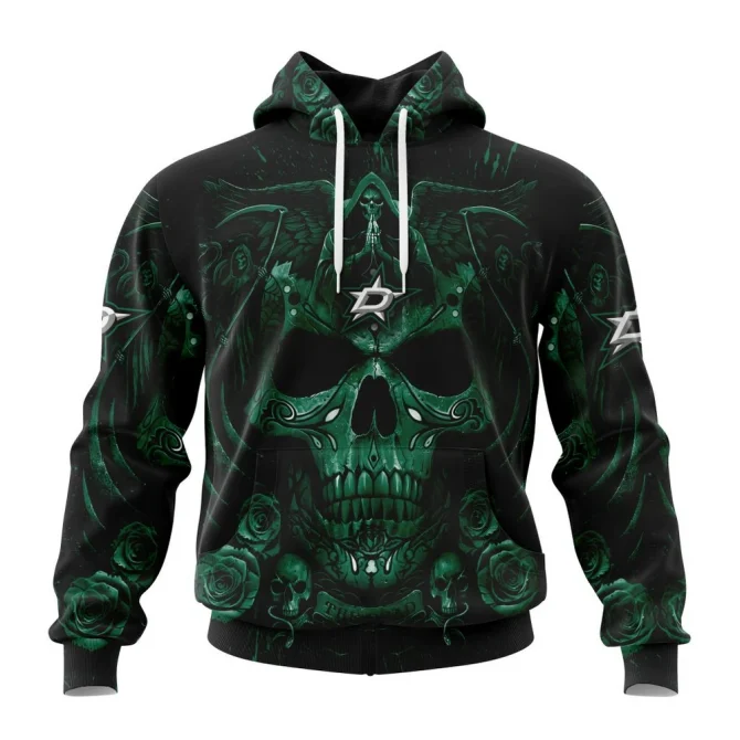 NHL Dallas Stars Special Design With Skull Art Graphic Hoodie