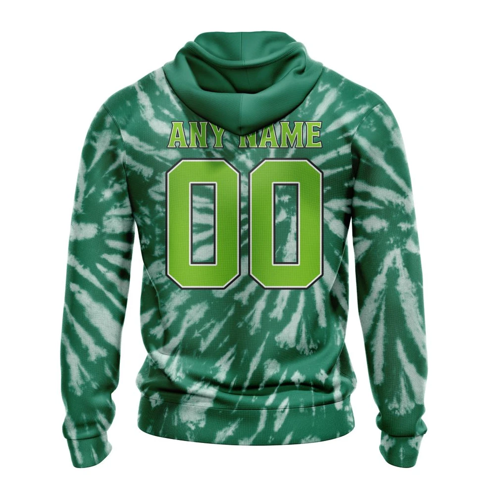 NHL Dallas Stars Special Retro Vintage Tie Dye Graphic Hoodie - Image 2