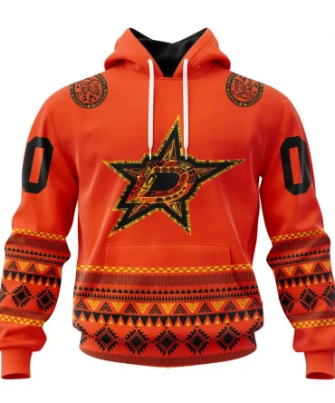 NHL Dallas Stars, Specialized National Day For Truth And Reconciliation Graphic Hoodie