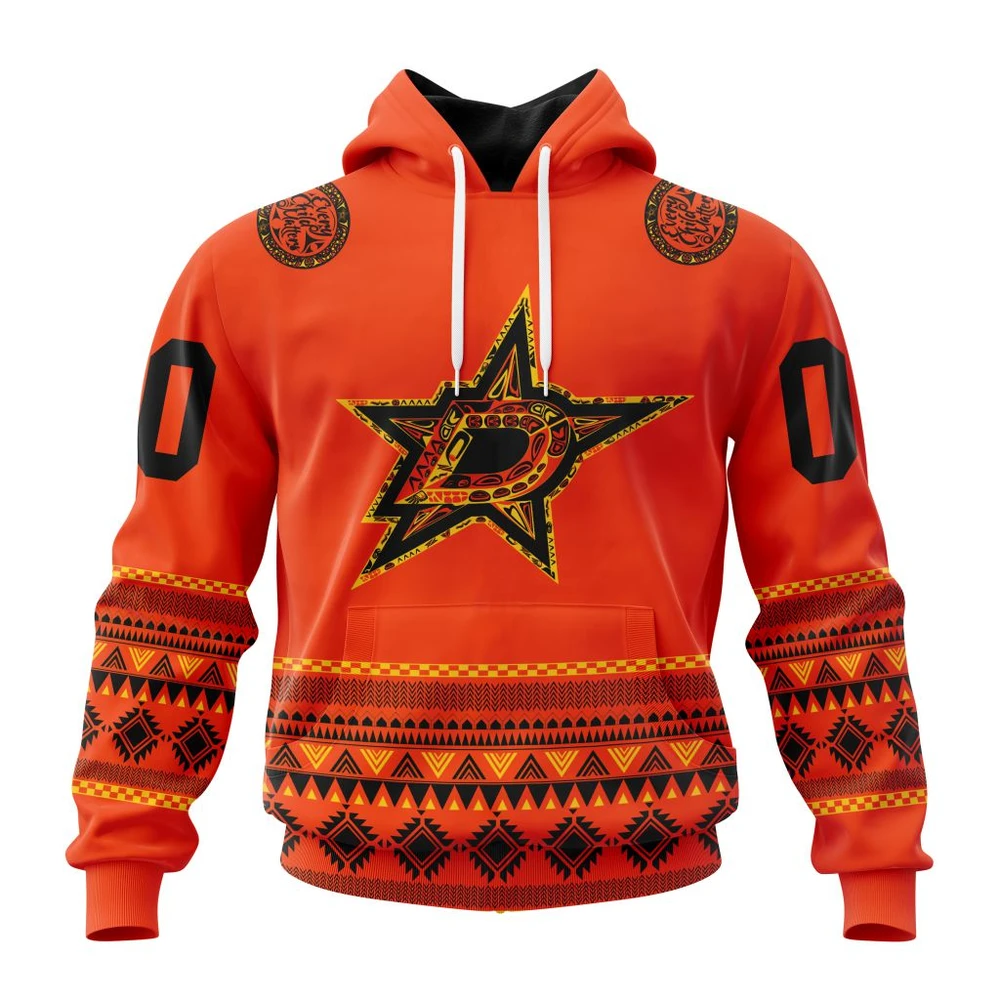 NHL Dallas Stars, Specialized National Day For Truth And Reconciliation Graphic Hoodie