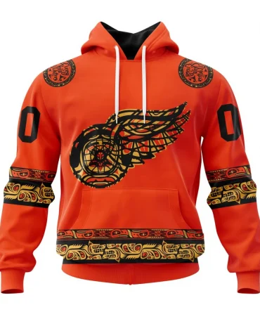 NHL Detroit Red Wings, Specialized National Day For Truth And Reconciliation Graphic Hoodie