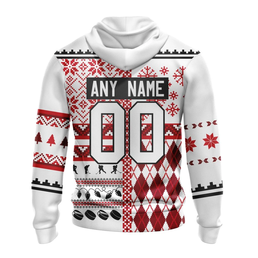 NHL Detroit Red Wings, Specialized Unisex Christmas Is Coming Graphic Hoodie - Image 2