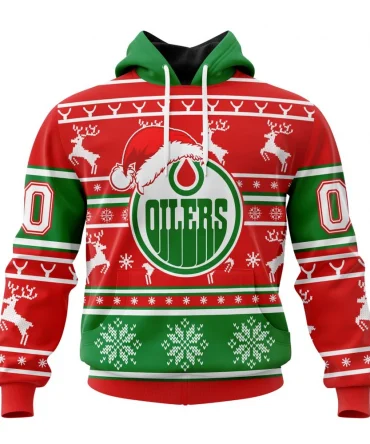 NHL Edmonton Oilers, Specialized Unisex Christmas Is Coming Graphic Hoodie