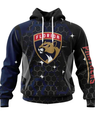 NHL Florida Panthers, Specialized Design With Motocross Syle Graphic Hoodie