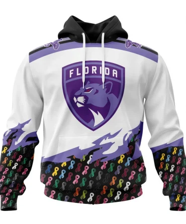 NHL Florida Panthers, Specialized Kits In October We Stand Together We Can Beat Cancer Graphic Hoodie