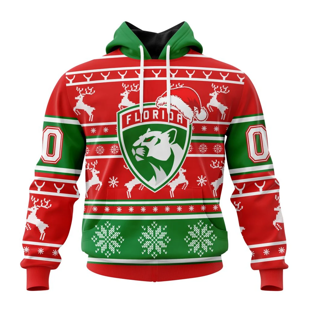 NHL Florida Panthers, Specialized Unisex Christmas Is Coming Graphic Hoodie