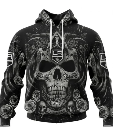 NHL Los Angeles Kings Special Design With Skull Art Graphic Hoodie