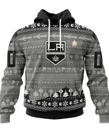 NHL Los Angeles Kings Special Star Trek Design Graphic Hoodie