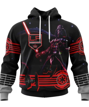 NHL Los Angeles Kings, Specialized Starwar Darth Vader Version Jersey Graphic Hoodie
