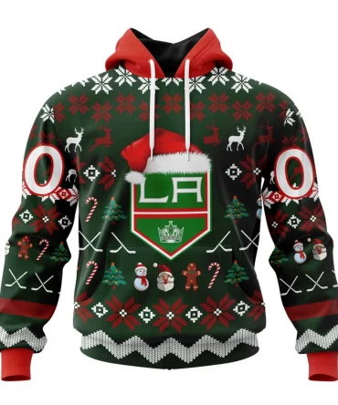 NHL Los Angeles Kings, Specialized Unisex Christmas Is Coming Graphic Hoodie