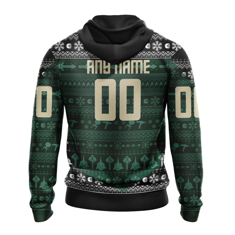 NHL Minnesota Wild Special Star Trek Design Graphic Hoodie - Image 2