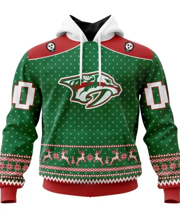 NHL Nashville Predators Special Christmas Apparel Graphic Hoodie