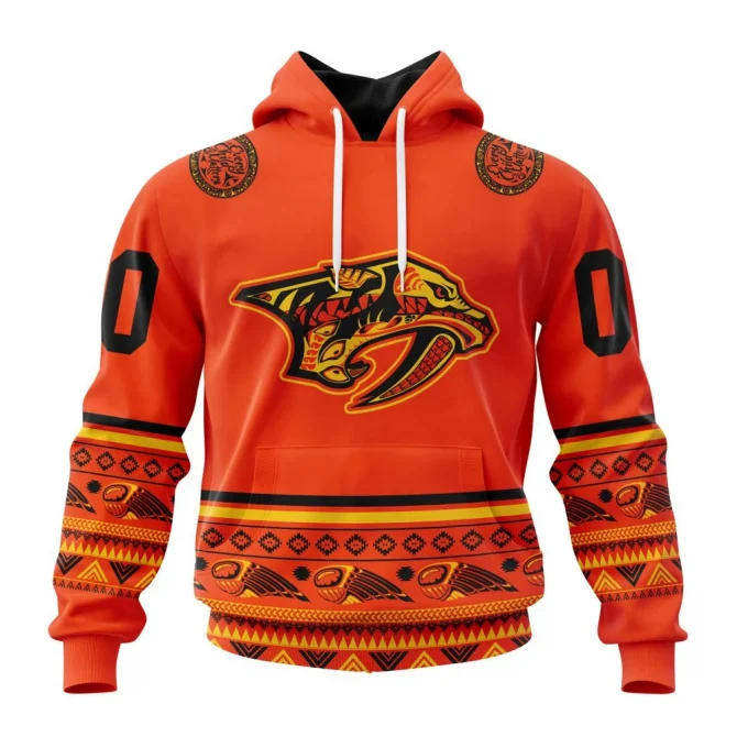 NHL Nashville Predators, Specialized National Day For Truth And Reconciliation Graphic Hoodie