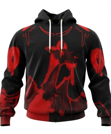 NHL New Jersey Devils, Specialized Jersey For Halloween Night Graphic Hoodie