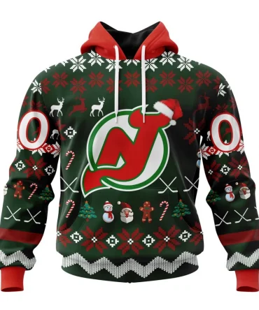 NHL New Jersey Devils, Specialized Unisex Christmas Is Coming Graphic Hoodie