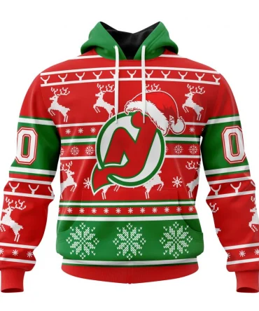 NHL New Jersey Devils, Specialized Unisex Christmas Is Coming Graphic Hoodie