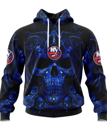 NHL New York Islanders Special Design With Skull Art Graphic Hoodie