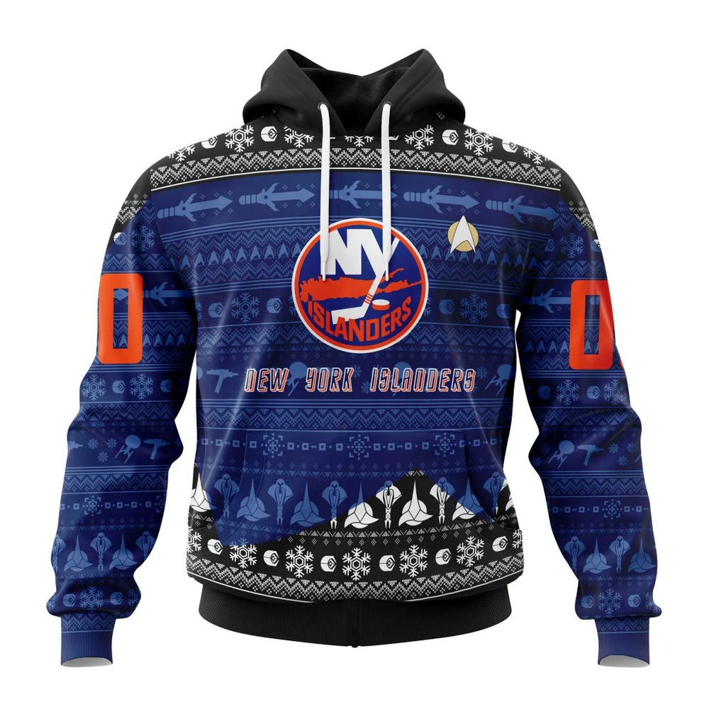 NHL New York Islanders Special Star Trek Design Graphic Hoodie