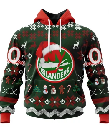 NHL New York Islanders, Specialized Unisex Christmas Is Coming Graphic Hoodie