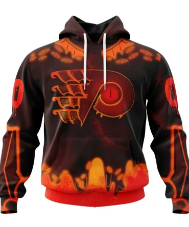 NHL Philadelphia Flyers, Specialized Jersey For Halloween Night Graphic Hoodie