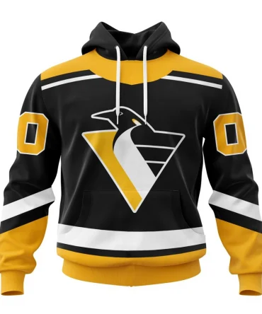NHL Pittsburgh Penguins Reverse Retro Kits Graphic Hoodie