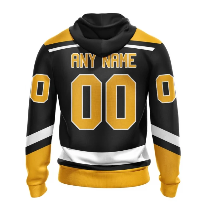 NHL Pittsburgh Penguins Reverse Retro Kits Graphic Hoodie - Image 2