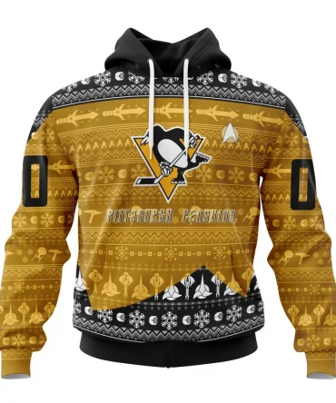 NHL Pittsburgh Penguins Special Star Trek Design Graphic Hoodie