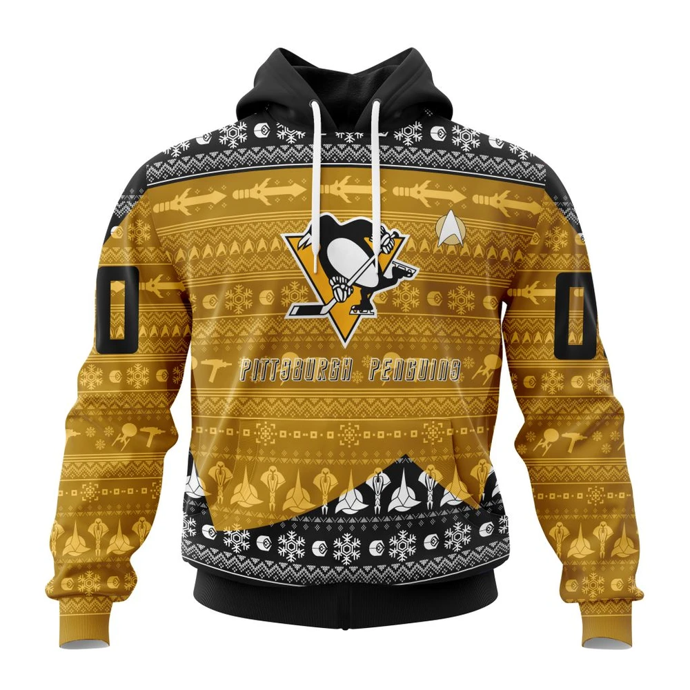 NHL Pittsburgh Penguins Special Star Trek Design Graphic Hoodie