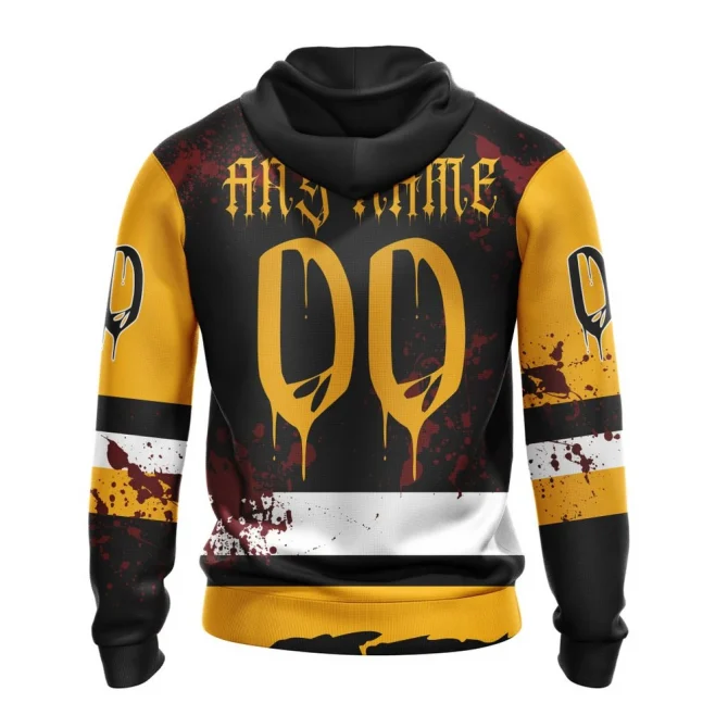 NHL Pittsburgh Penguins, Specialized Design Jersey With Your Ribs For Halloween Graphic Hoodie - Image 2