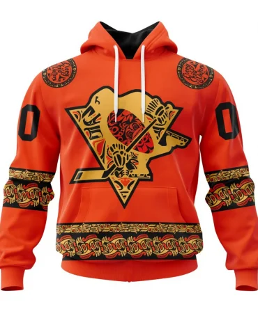 NHL Pittsburgh Penguins, Specialized National Day For Truth And Reconciliation Graphic Hoodie