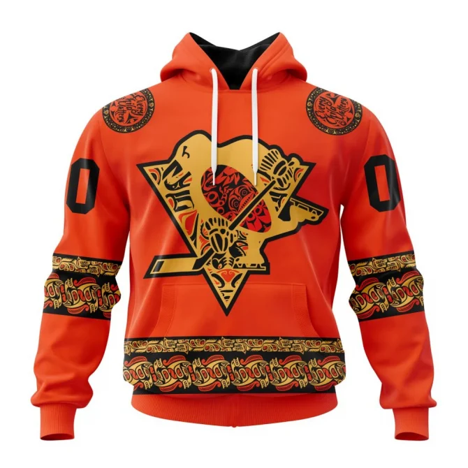 NHL Pittsburgh Penguins, Specialized National Day For Truth And Reconciliation Graphic Hoodie