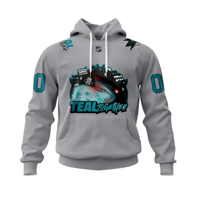 NHL San Jose Sharks Fan Appreciation Night Graphic Hoodie