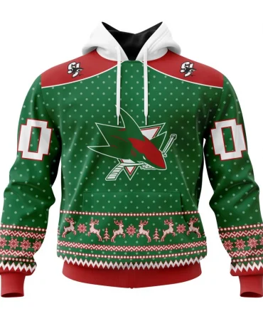 NHL San Jose Sharks Special Christmas Apparel Graphic Hoodie