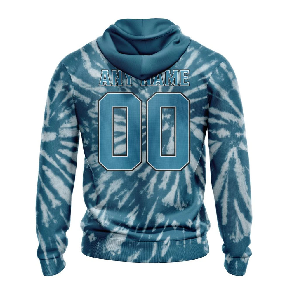 NHL San Jose Sharks Special Retro Vintage Tie Dye Graphic Hoodie - Image 2