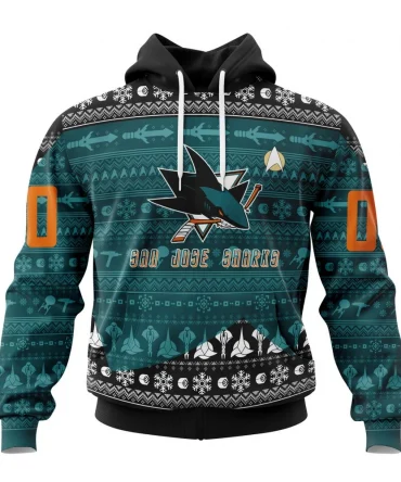 NHL San Jose Sharks Special Star Trek Design Graphic Hoodie