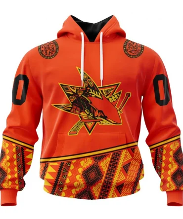 NHL San Jose Sharks, Specialized National Day For Truth And Reconciliation Graphic Hoodie
