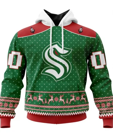 NHL Seattle Kraken Special Christmas Apparel Graphic Hoodie