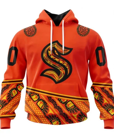 NHL Seattle Kraken, Specialized National Day For Truth And Reconciliation Graphic Hoodie