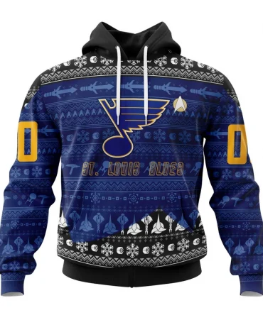NHL St. Louis Blues Special Star Trek Design Graphic Hoodie