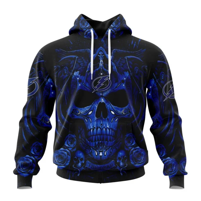 NHL Tampa Bay Lightning Special Design With Skull Art Graphic Hoodie