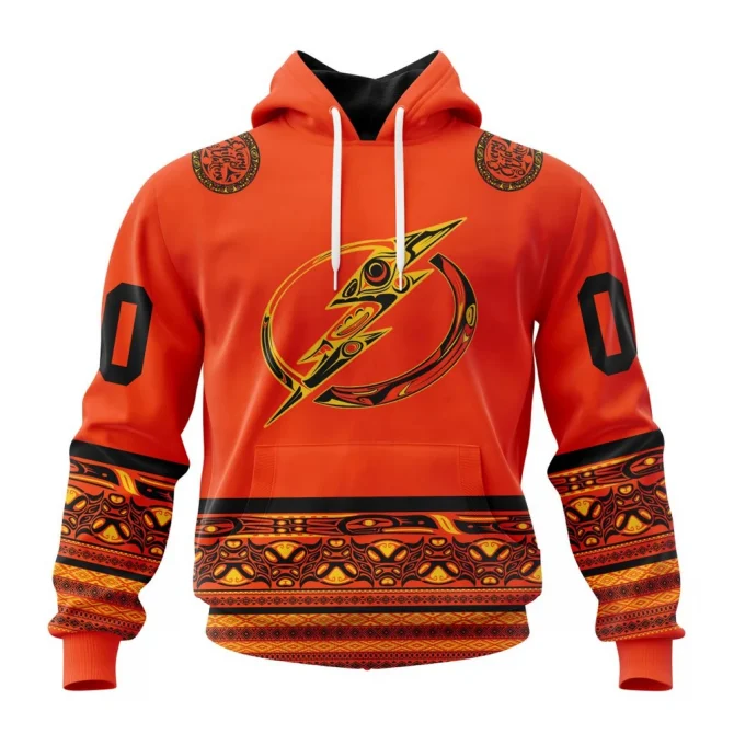 NHL Tampa Bay Lightning, Specialized National Day For Truth And Reconciliation Graphic Hoodie