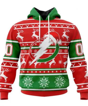 NHL Tampa Bay Lightning, Specialized Unisex Christmas Is Coming Graphic Hoodie