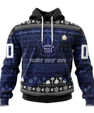 NHL Toronto Maple Leafs Special Star Trek Design Graphic Hoodie
