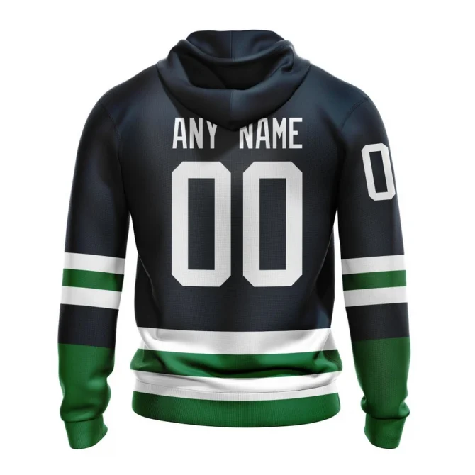 NHL Vancouver Canucks Reverse Retro Kits Graphic Hoodie - Image 2