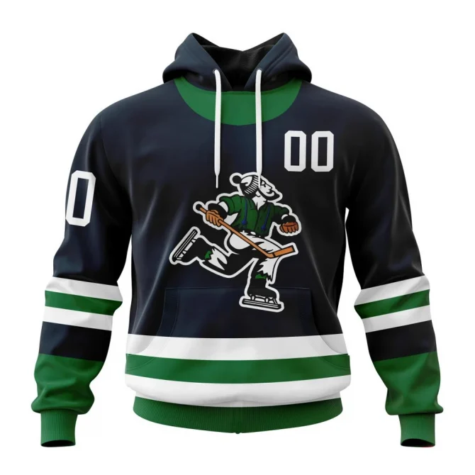 NHL Vancouver Canucks Reverse Retro Kits Graphic Hoodie