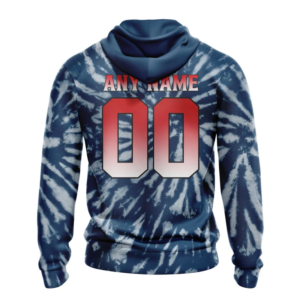 NHL Vancouver Canucks Special Retro Vintage Tie Dye Graphic Hoodie - Image 2