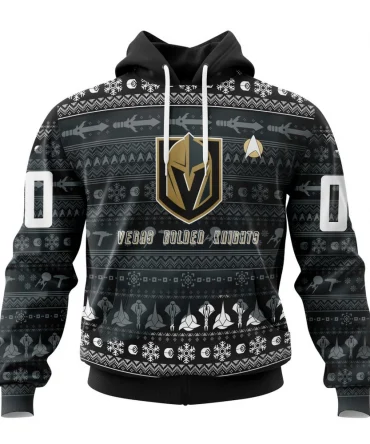 NHL Vegas Golden Knights Special Star Trek Design Graphic Hoodie
