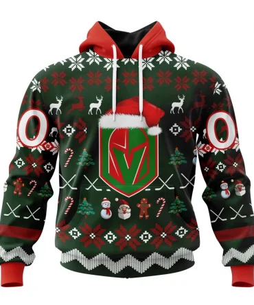 NHL Vegas Golden Knights, Specialized Unisex Christmas Is Coming Graphic Hoodie