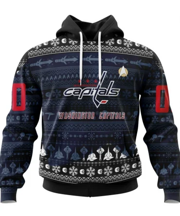 NHL Washington Capitals Special Star Trek Design Graphic Hoodie